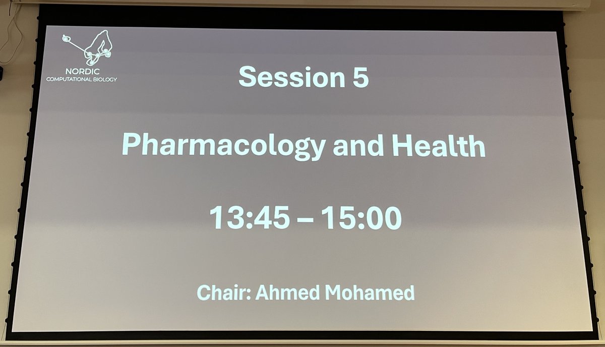 NordicCompBio's tweet image. Next: Pharmacology &amp;amp; Health 💊
Exploring computational tools for better health outcomes with @atposo, @kauralasoo and @rkolde_rk
#NordicCompBio #ComputationalBiology #Bioinformatics #NCBWeek2025 #DrugDiscovery #HealthData #Nordics