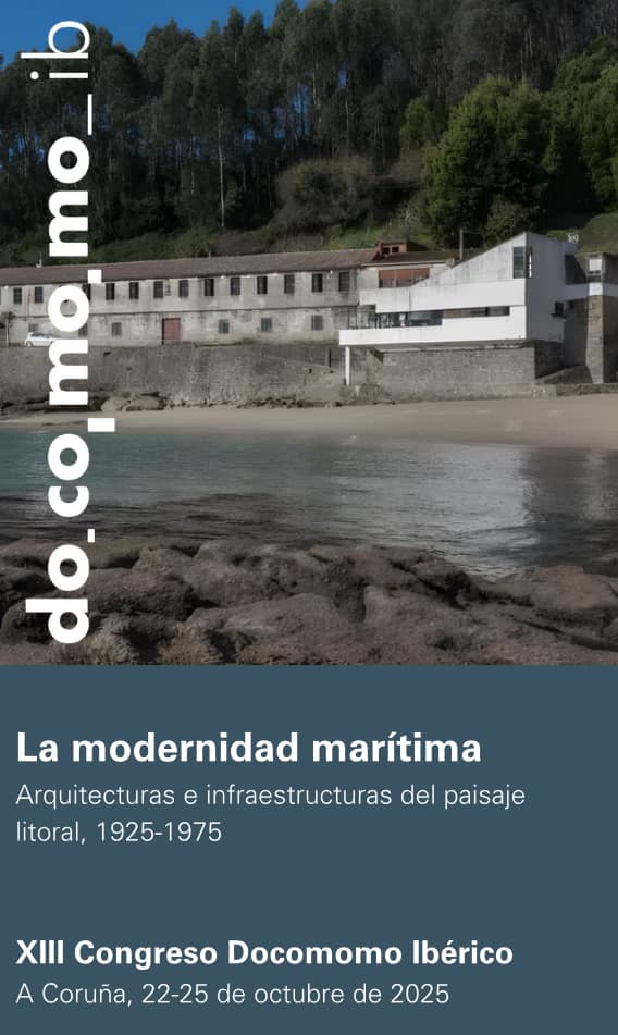 📢Nuestra sala Carlos III acogerá mañana a mediodía la clausura del XIII Congreso del Docomomo Ibérico, que se desarrolló esta semana en A Coruña bajo el lema "La modernidad marítima. Arquitecturas e infraestructuras del paisaje litoral, 1925-1975".