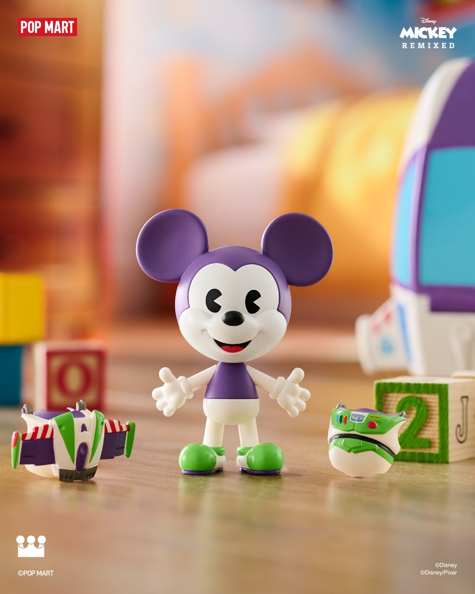 DISNEY MICKEY REMIXED MICKEY MEETS PIXAR SERIES FIGURES

Press play with Mickey Mouse and step back into the world of Toy Story!

✅ Available 10/24

#POPMARTUS #popmart #Disney #MickeyRemixed #pixar #ToyStory #arttoys #figures #blindbox