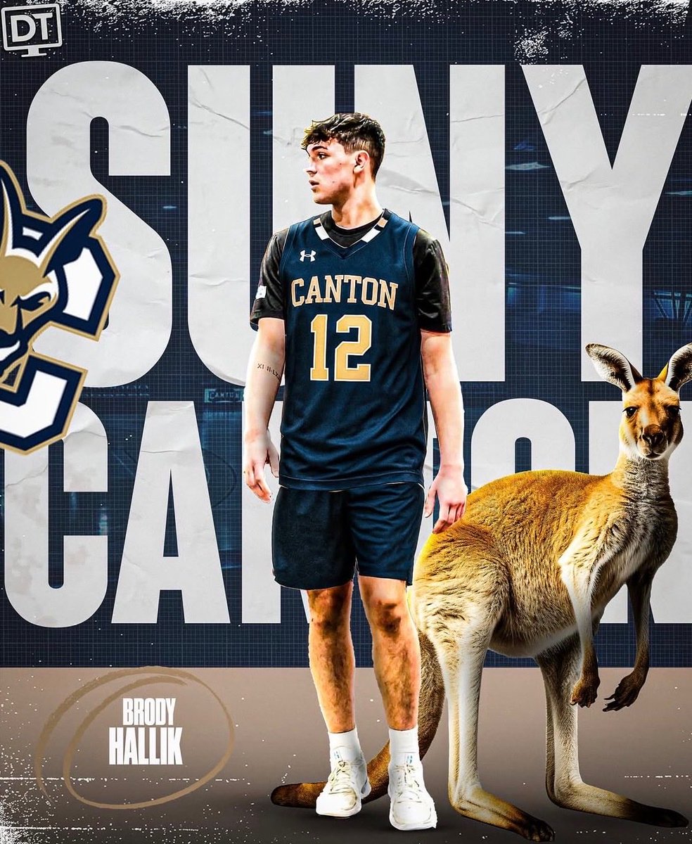 Congratulations Brody…big things ahead. SUNY-Canton getting a great one.