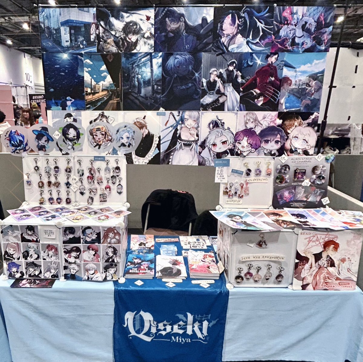 Booth done!!! Let's gooo MCM 😎

They are leftovers coz my restock didnt arrive on time! :'( 

Also selling my backdrop banner by the end of the con if anyone is interested-