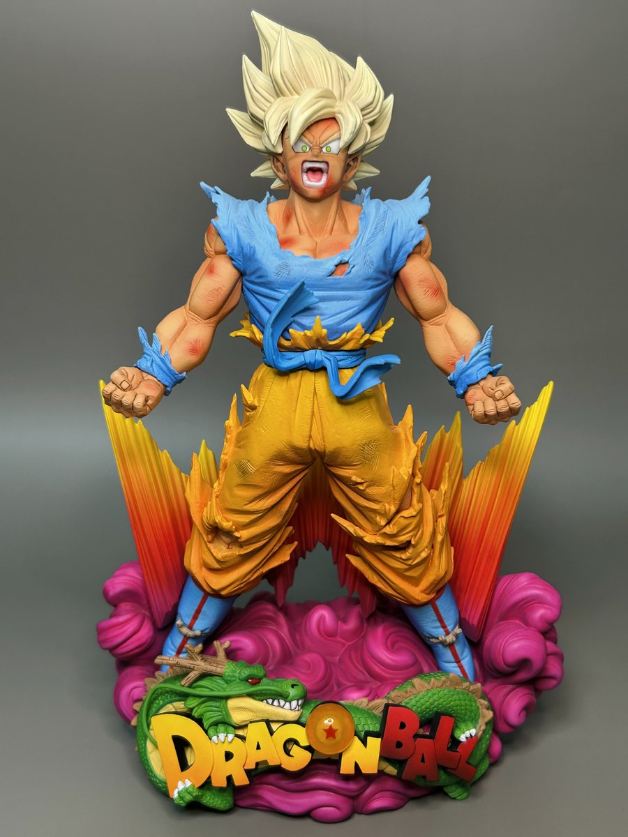 kk80115947's tweet image. SMSD孫悟空リペイント完成です🖌️✨

今回はナメック星崩壊をイメージして塗装してみました！
見切り発車でしたが上手くまとまって大満足です😤笑

#SMSD
#孫悟空
#どすこいリペイント