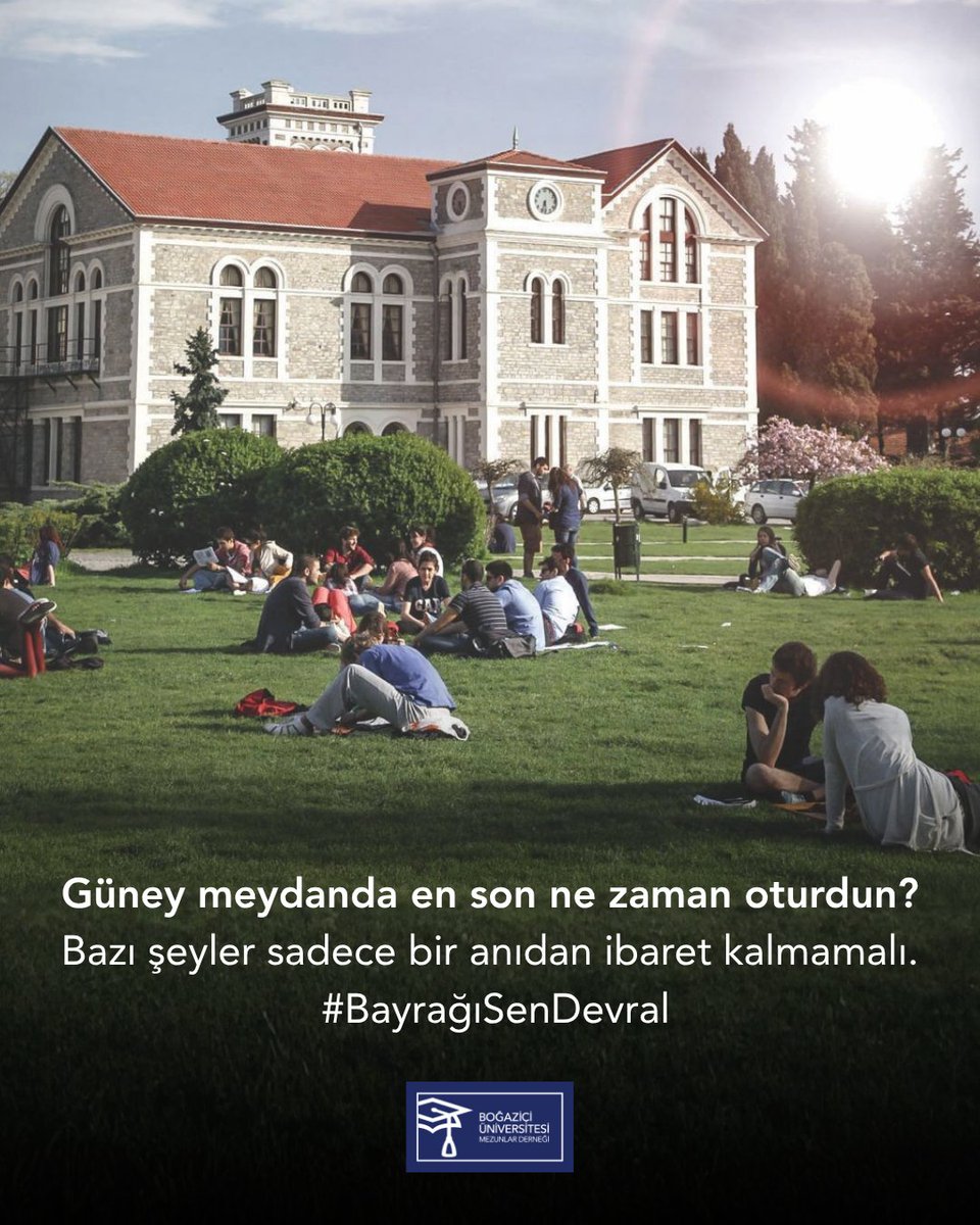 Dostlarımızı bulduğumuz, büyüdüğümüz, kim olduğumuzu anladığımız yer, Boğaziçi.
Boğaziçi sadece bir okul değil; hepimiz için bir yuva.
Bugün orada olmasak da, her birimizde onun izleri, sesi, ruhu var.
Çünkü Boğaziçi bizim.
Boğaziçili olmak, sadece ortak bir geçmişi paylaşmak