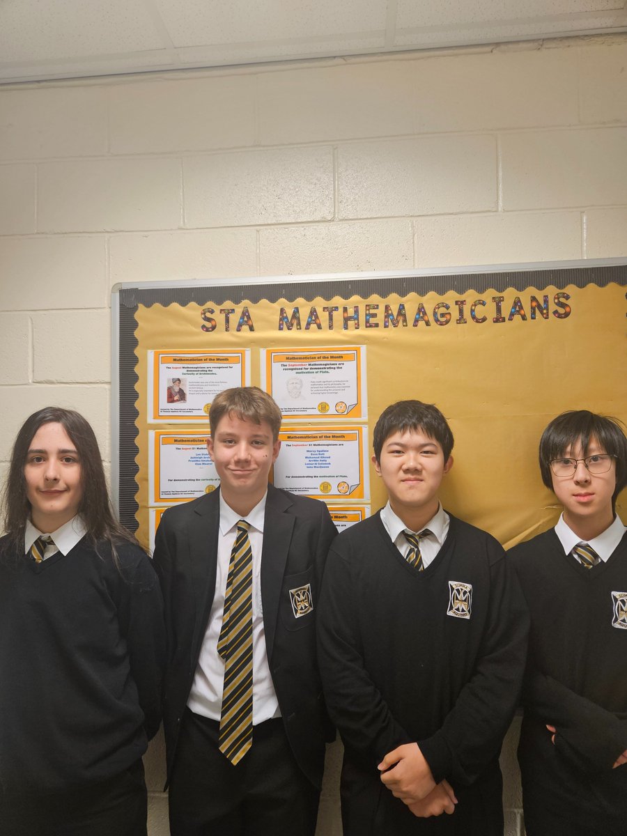 STA Maths Department tweet media