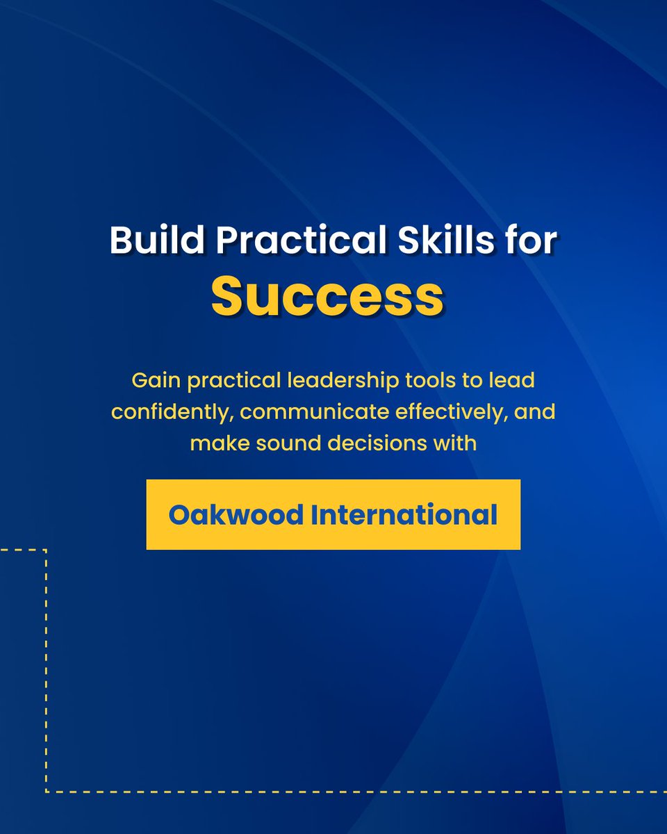 oakwoodintl's tweet image. 5/5:🚀 Grow with Oakwood International
Build practical leadership skills with expert-led ILM Level 3 Training and real-world insights.
📲 Click to learn more: 👉 bit.ly/4qlJg6R
#ILMLevel3 #LeadershipSkills #ManagerDevelopment #OakwoodInternational