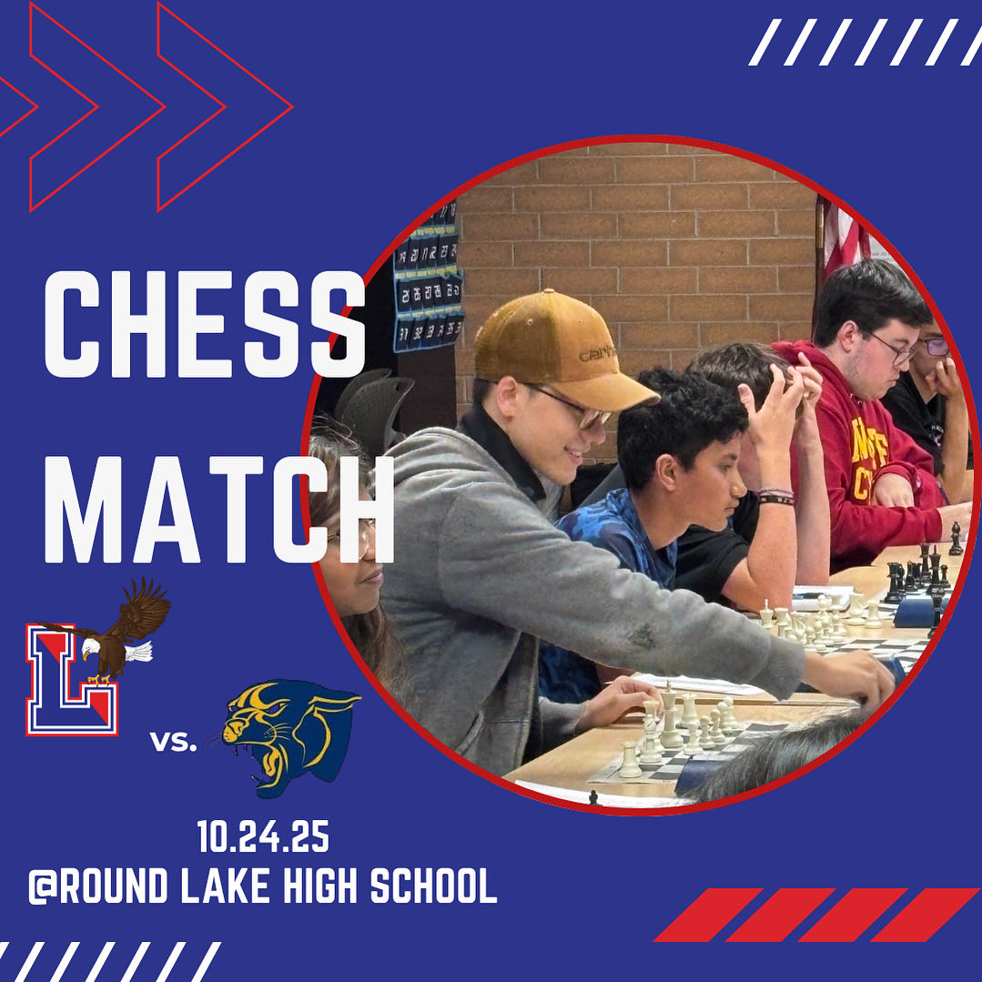 Good luck to <a href="/lchs/">Lunahomelandsecurity</a>.chess today as they head to Round Lake. 💙🦅