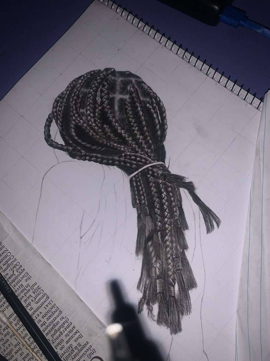 Iember14's tweet image. How I draw hair