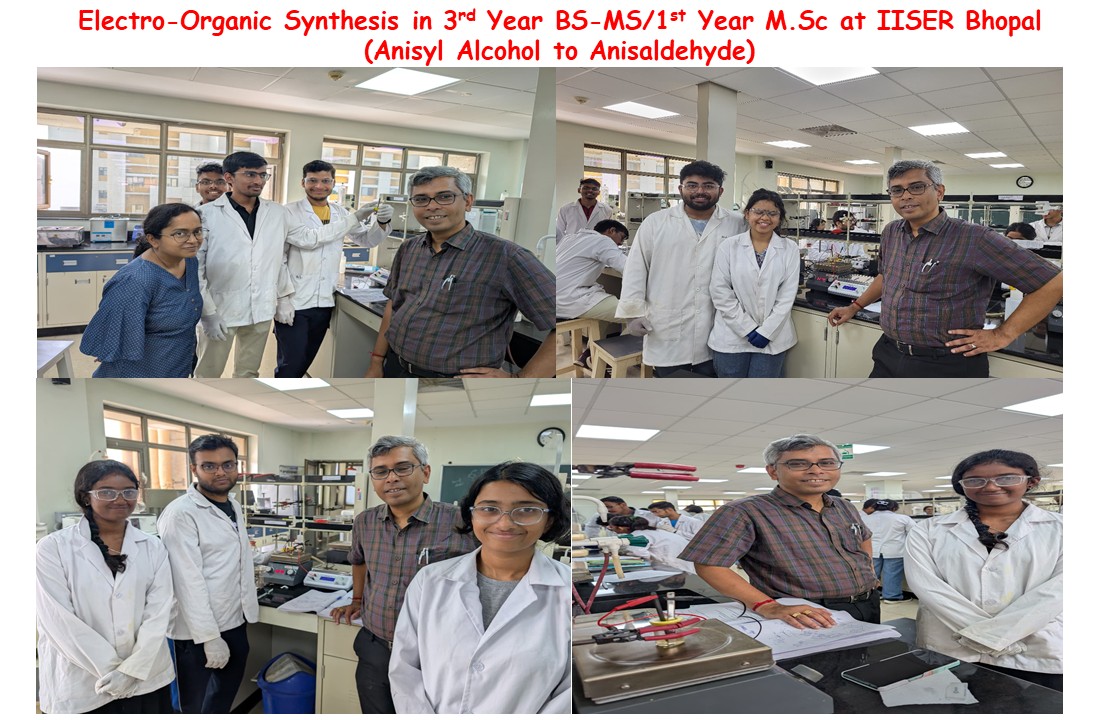 amitpaul_iiserb's tweet image. Electro-organic synthesis is the future of organic chemistry. Hence, we introduced one electro-organic synthesis experiment in BS-MS and M.Sc lab course at IISER Bhopal for hands on experience for our undergrad students. @chm_iiserb @iiserbhopal