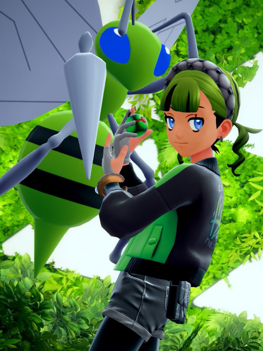 憧れの色違いスピアー概念コーデ💚 #ポケモンレジェンズZA