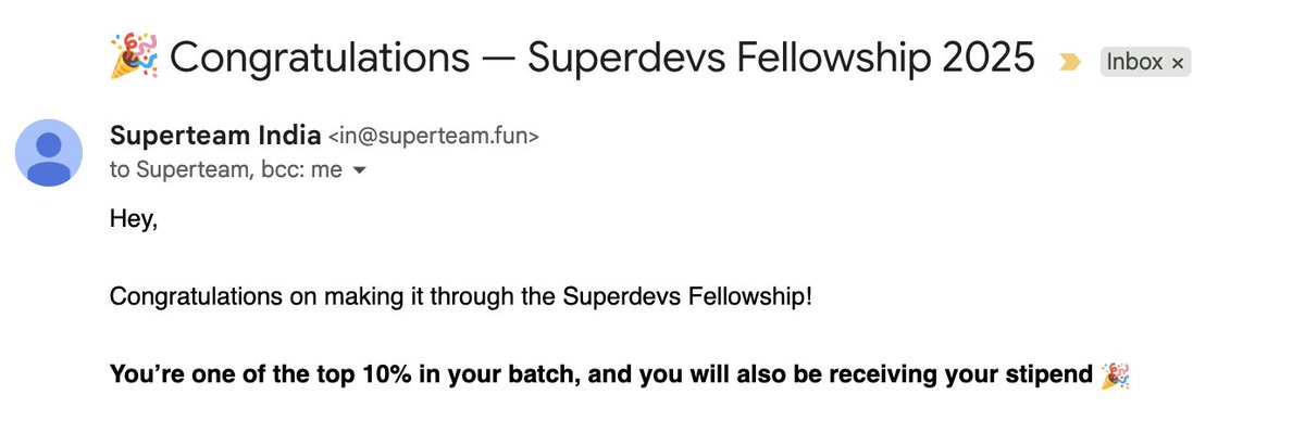 Rishavmehraa's tweet image. Big W
Thanks @kirat_tw @SuperteamIN