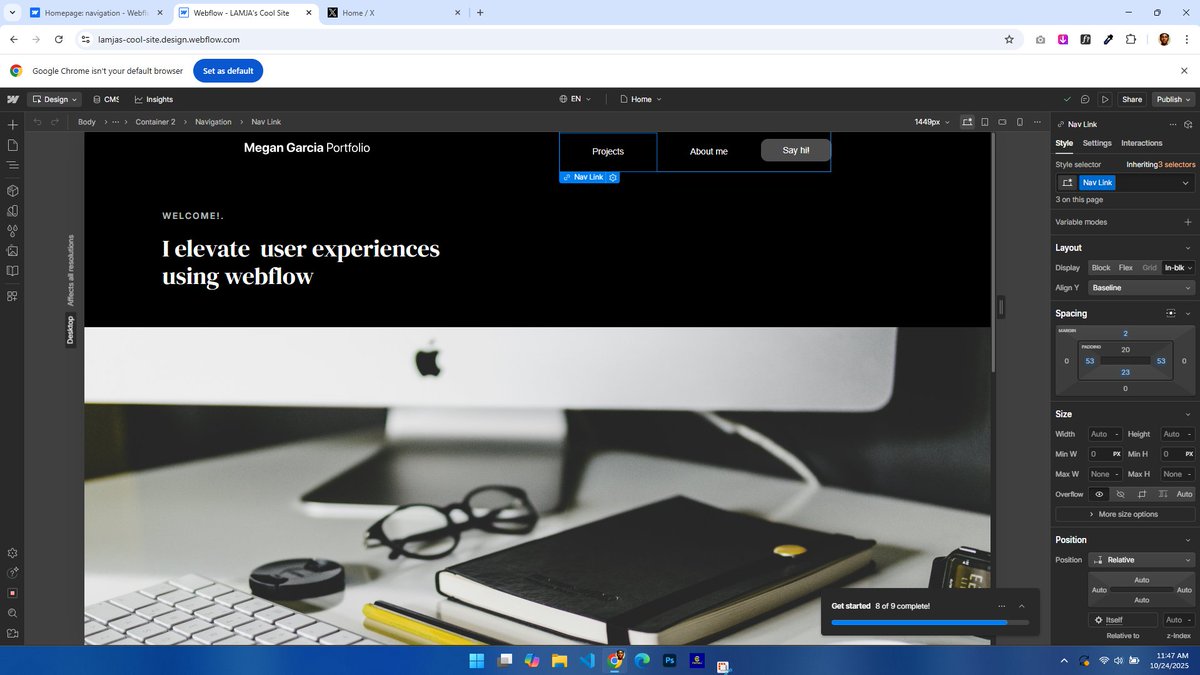 favour_ja's tweet image. Homepage herosection✅
Homepage navigation✅
#Portfolio #Webflow