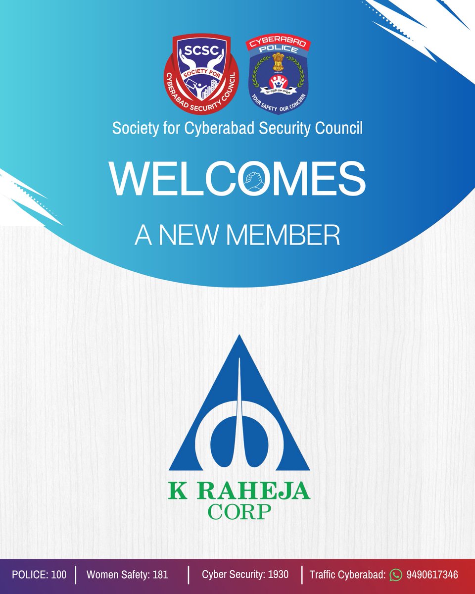 SCSC_Cyberabad's tweet image. 🎉 SCSC welcomes K Raheja Corp to our community!

Together, we move toward safer, smarter and sustainable workplaces. 🤝🏢🌱

#SCSC #KRahejaCorp #WorkplaceSafety #Sustainability