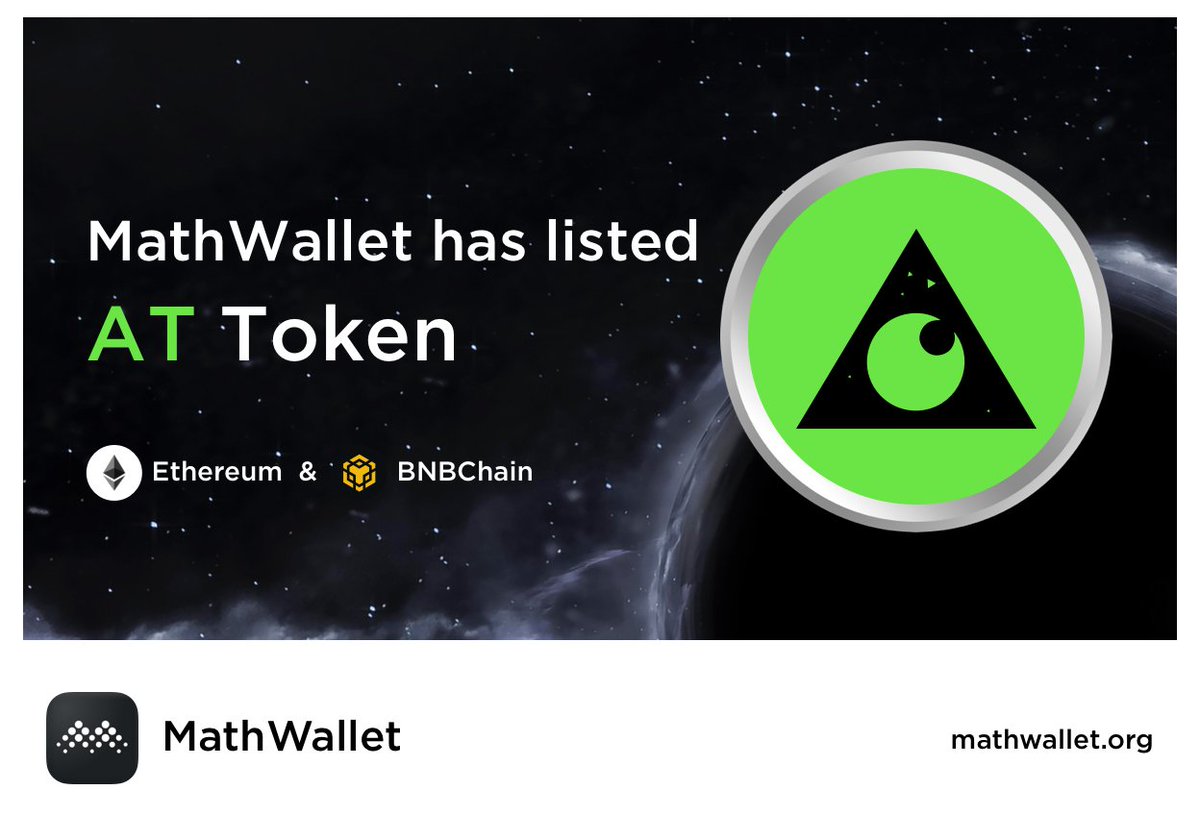 MathWallet_JP's tweet image. MathWallet が $AT トークンを上場しました！

🚀@APRO_Oracle と一緒に、暗号通貨の世界の新たな可能性を探求しましょう！

$MATH
