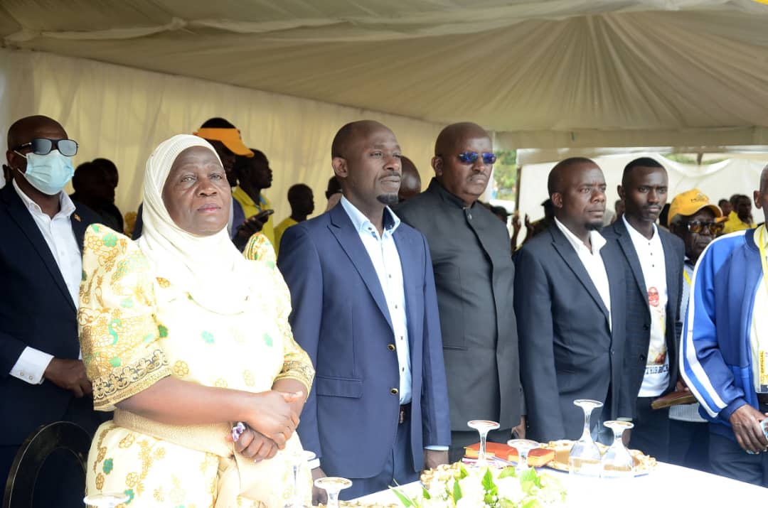 BobKakuru's tweet photo. We mobilized our members &amp; supporters to decisively vote for @KagutaMuseveni &amp; Hon. Minsa Kabanda in the 2026 general elections. Part of the mammoth crowd that attended the nomination rally for Hon Minsa Kabanda at Nakivubo Blue Primary School were our members of Patriots Club🇺🇬 https://t.co/HXZVoGrEV6