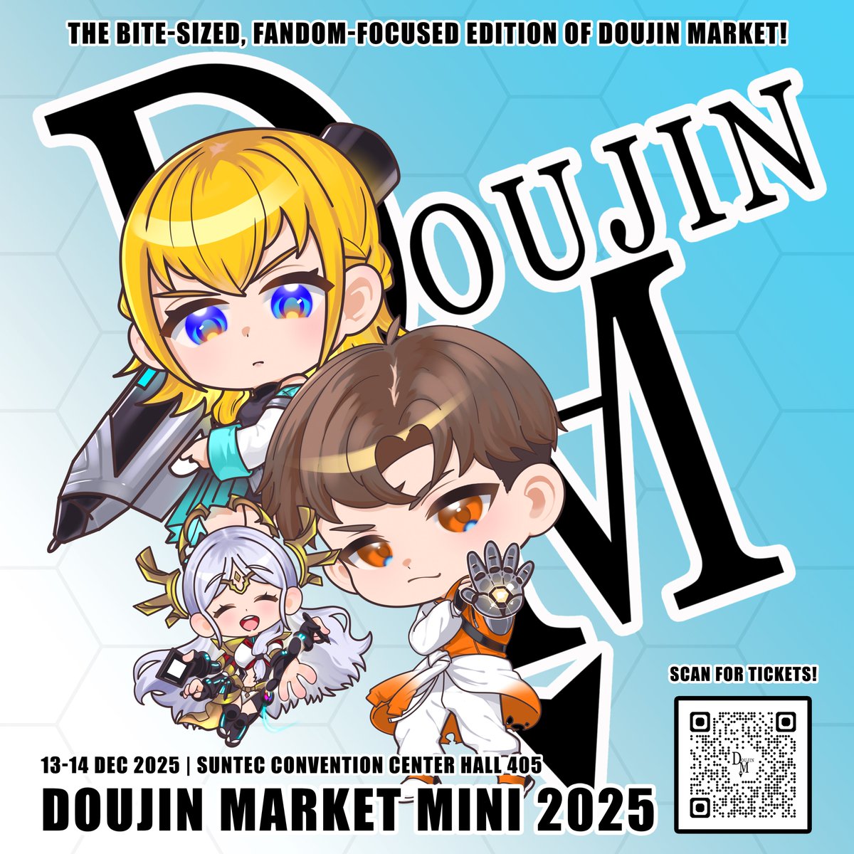 Get your #doumini2025 Day Passes now at doumini2025.eventbrite.com! Use "ILUVHUSBANDOS" for $1 off on check out, while promo codes last!

#doujinmarket #doujinsea #doujimasg #ohmydoujinma 

(Mascots for 2025 by: <a href="/Min_imalArt/">VTMinimal Art🖤🦈 ✨Existing✨</a>, Doujinma inspired by 2019 winning entry by <a href="/redbeersake/">Mints♭♭🌱Doujima B01</a>)