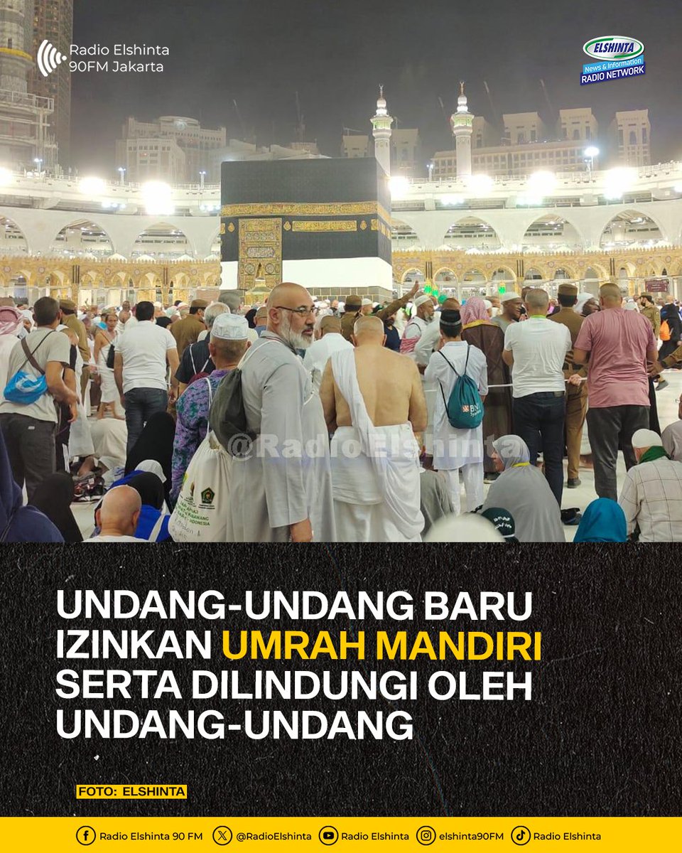 Pemerintah Indonesia menetapkan Undang-Undang Nomor 14 Tahun 2025 sebagai dasar hukum baru dalam pelaksanaan ibadah haji dan umrah. Regulasi ini menegaskan bahwa umrah mandiri kini resmi diperbolehkan.

Setiap warga negara dapat mengatur perjalanannya sendiri tanpa wajib melalui