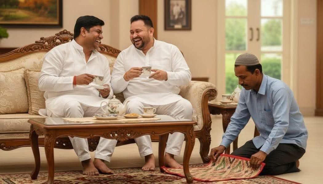 ये जो भी एडिट किया है इसकी कड़ी निंदा करता हूं,
सबको हक है अपना काम करने का कोई राजा बनना पसंद करता है, तो कोई गुलाम बनना इसका मतलब ये नहीं है कि आप उसको जलील करते रहो। सब आजाद है जिसको दरी बिछाना है वो भी सही है, जिसको कुर्सी लगाना है वो भी सही है, जिसको कुर्सी लेना है वो भी सही