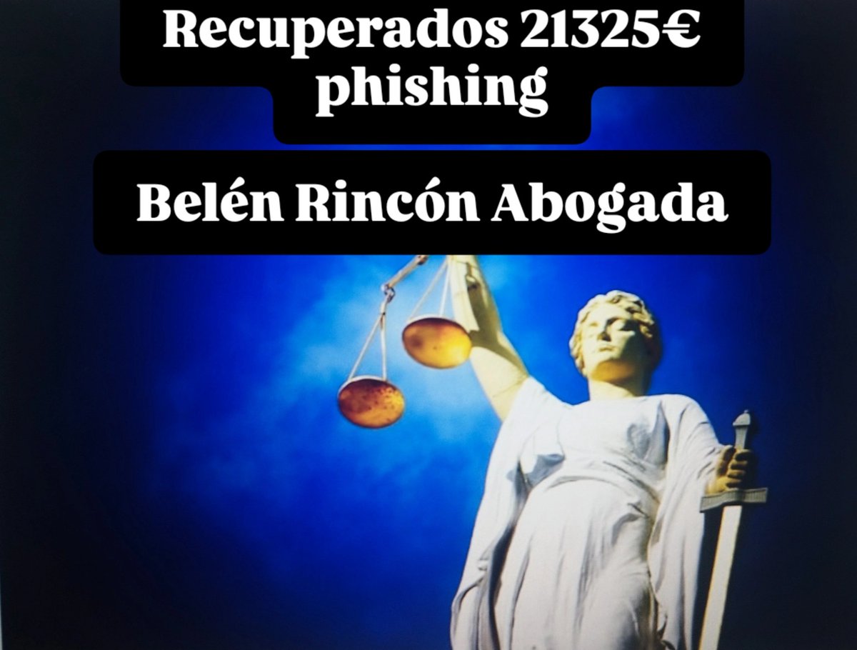 chuchuno18's tweet photo. Recuperados 21325€ #phishing #coin #Malaga @brinconabogada 

https://t.co/QXnYiSk0Z5 https://t.co/NeHoLj2BUI