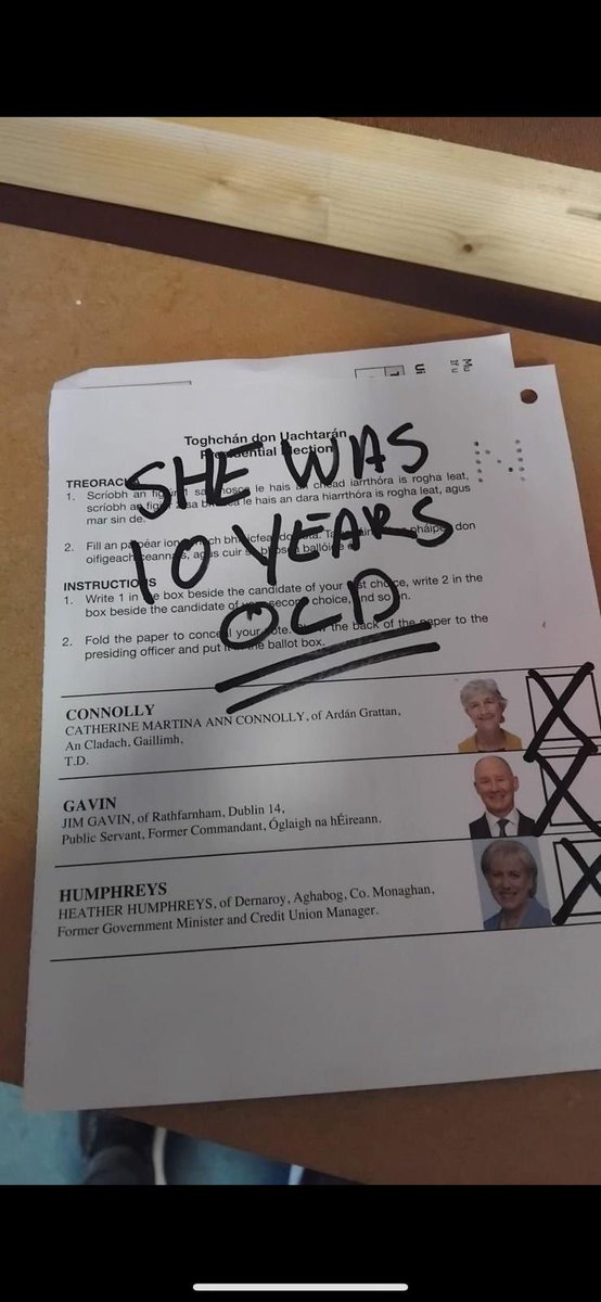 real_eire's tweet image. Could everyone please help me out and post any of the spoiled ballots under this post.