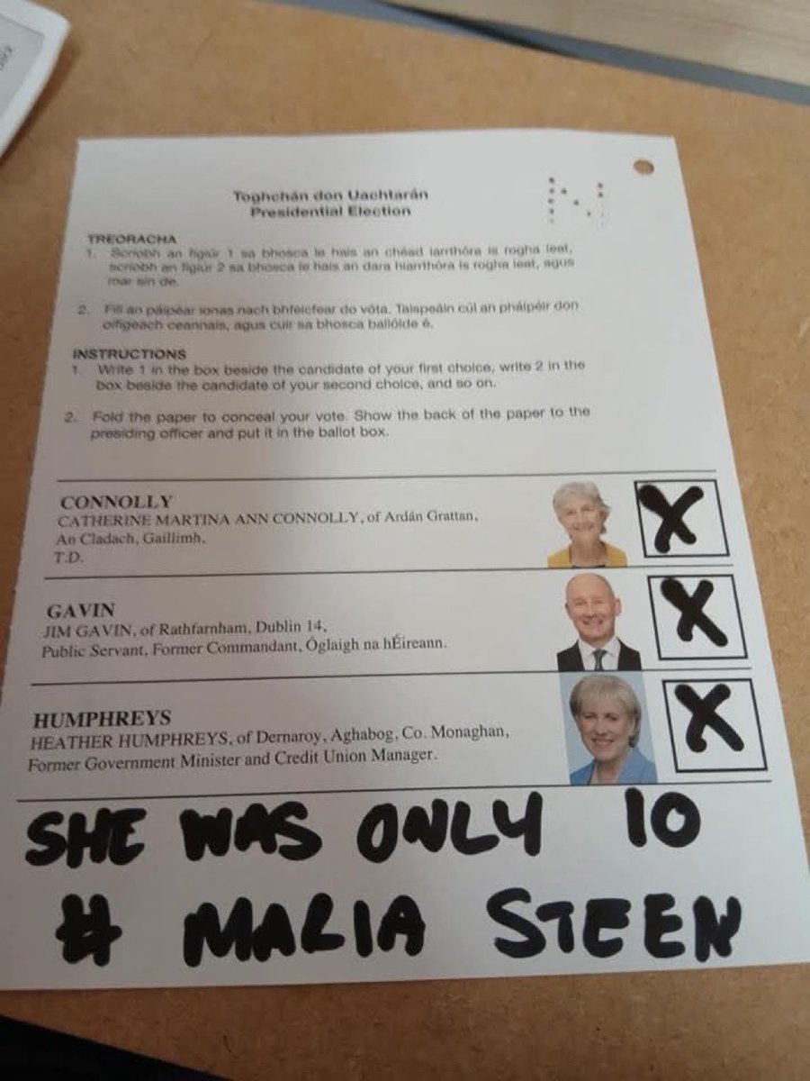 real_eire's tweet image. Could everyone please help me out and post any of the spoiled ballots under this post.