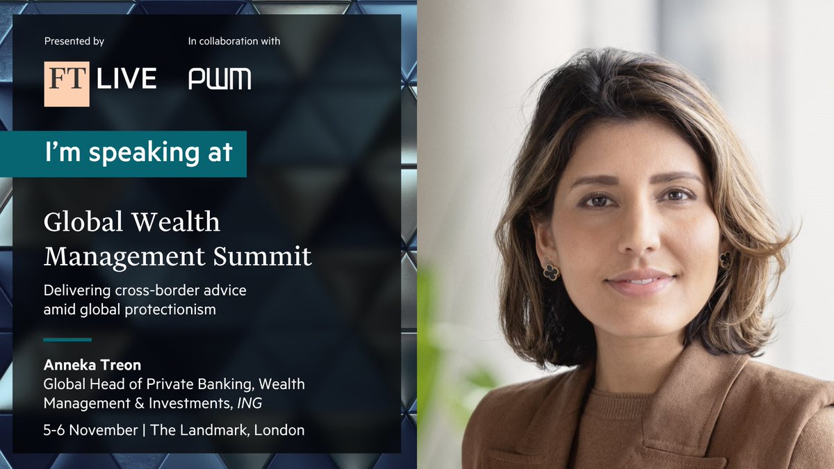 <a href="/ING_news/">ING</a> <a href="/AnnekaTreon/">Anneka Treon</a>  joins the Global Wealth Management Summit to discuss the mass-affluent market, automation, and streamlining client onboarding. 

5–6th November 2025 | London &amp; Online

Book now:bit.ly/46jHXuX

#FTWealth