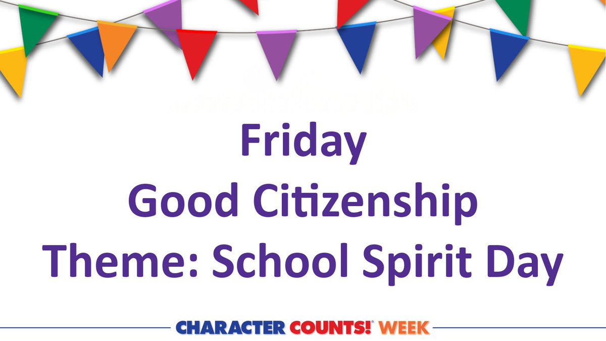 CHARACTERCOUNTS's tweet image. Make your school and community better! Visit the CC! Week website to access all of our free celebration resources. Use #CharacterCountsWeek when you post photos to make sure we can share your celebrations!

charactercounts.org/character-coun…