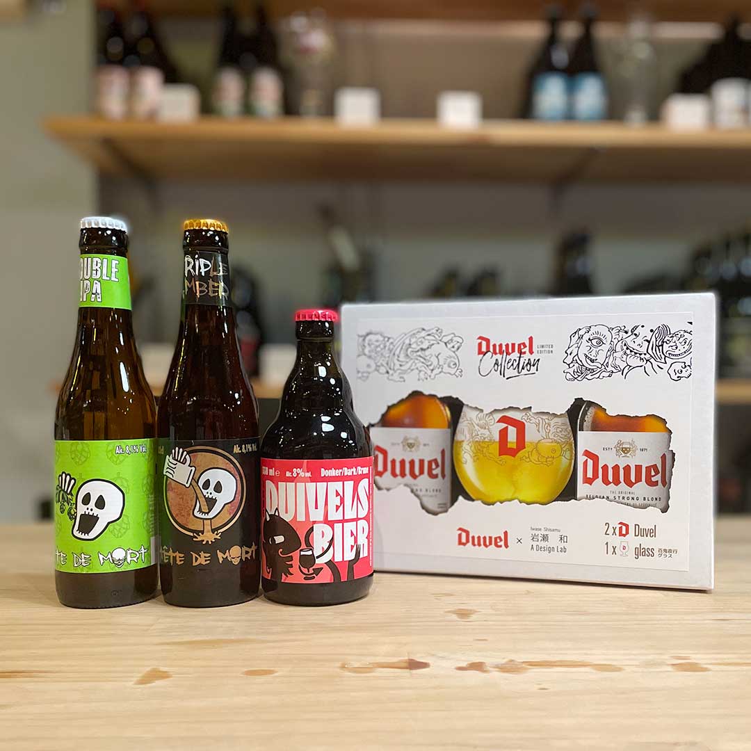 モールシュビット　看板　ベルギービール テットゥ・ド・モール グラス 【ベルギービールJapan】