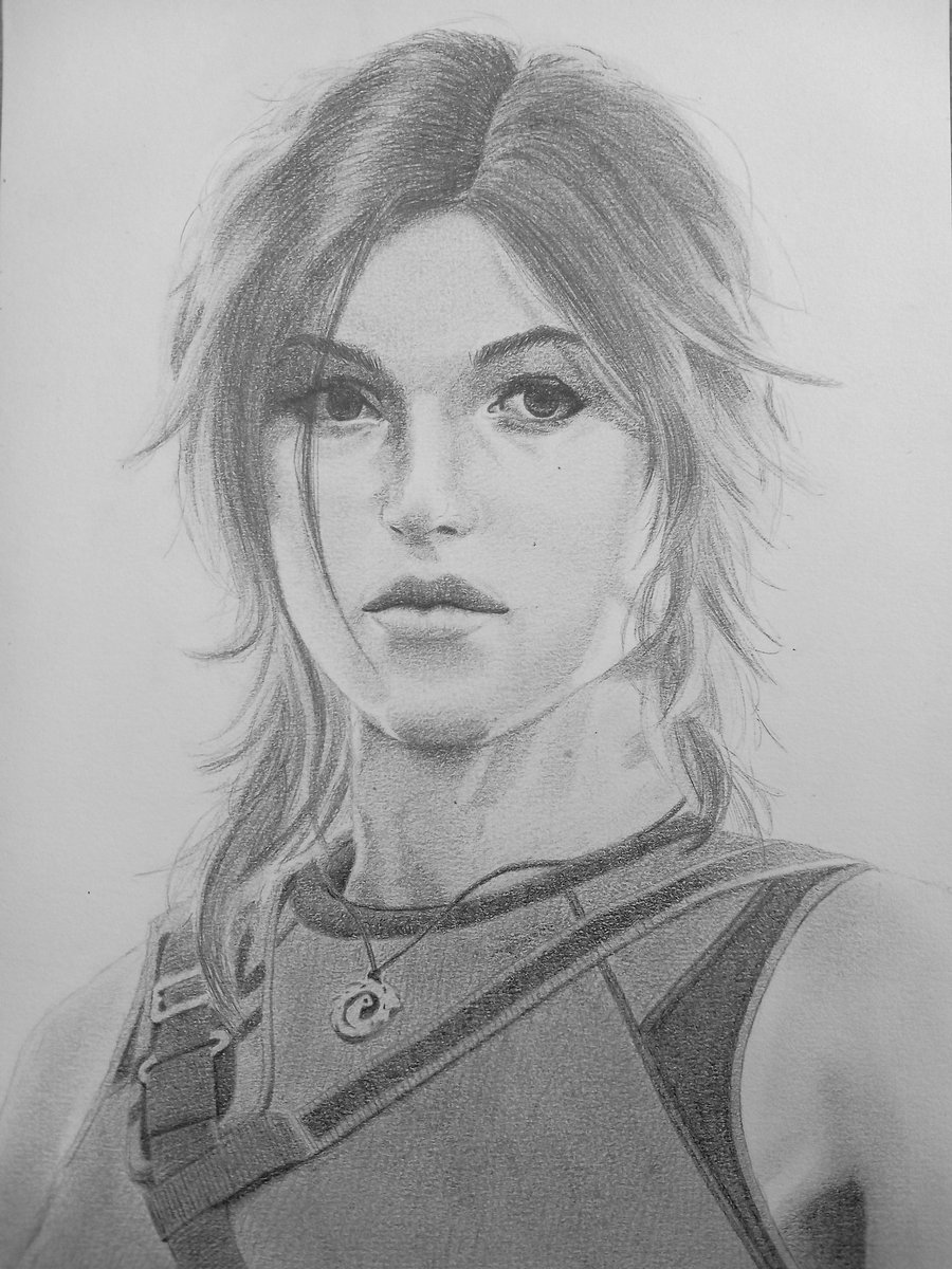 Here's my late contribution to #ShadowOfTheTombRaider 7th anniversary

<a href="/tombraider/">Tomb Raider</a> #TombRaider #LaraCroft #drawing #sketchart #art #fanart