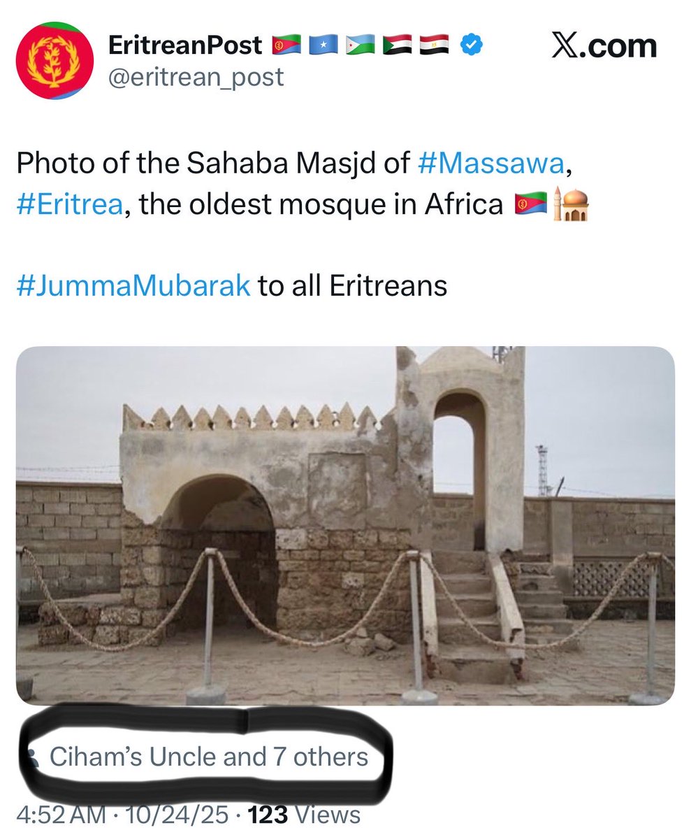 geezindigenous's tweet photo. JebertiPost. Do not follow this account, it’s run by a 5th column Jeberti who seeks to turn Eritrea into a caliphate. https://t.co/S9DjumJkIn