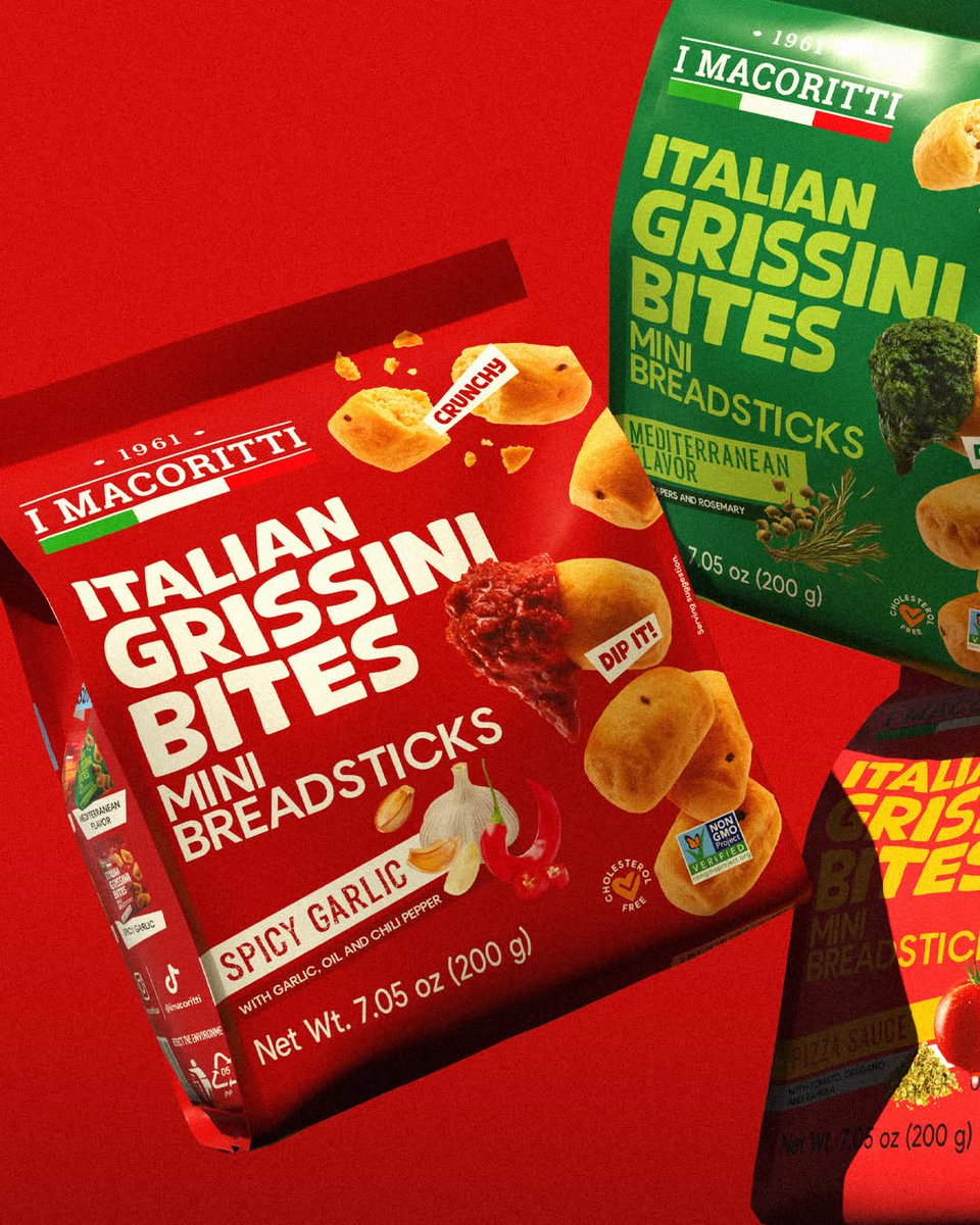 packagings's tweet image. Each pack balances #Italian authenticity with American #approachability, featuring oversized grissini illustrations floating midair to express lightness and crunch.

packagingoftheworld.com/2025/10/italia…

#packagingdesign by JacLeRoi