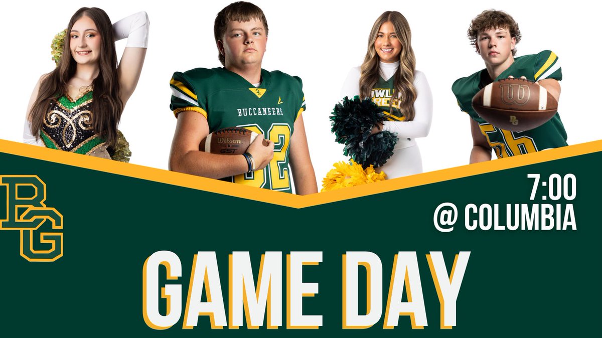 The Bucs are on the road this evening, so make plans to head to Columbia, MS to cheer them on!  #BowlingGreenSchool #BucStrong #GeauxBucs #BucNation #WalkWorthy #BGS