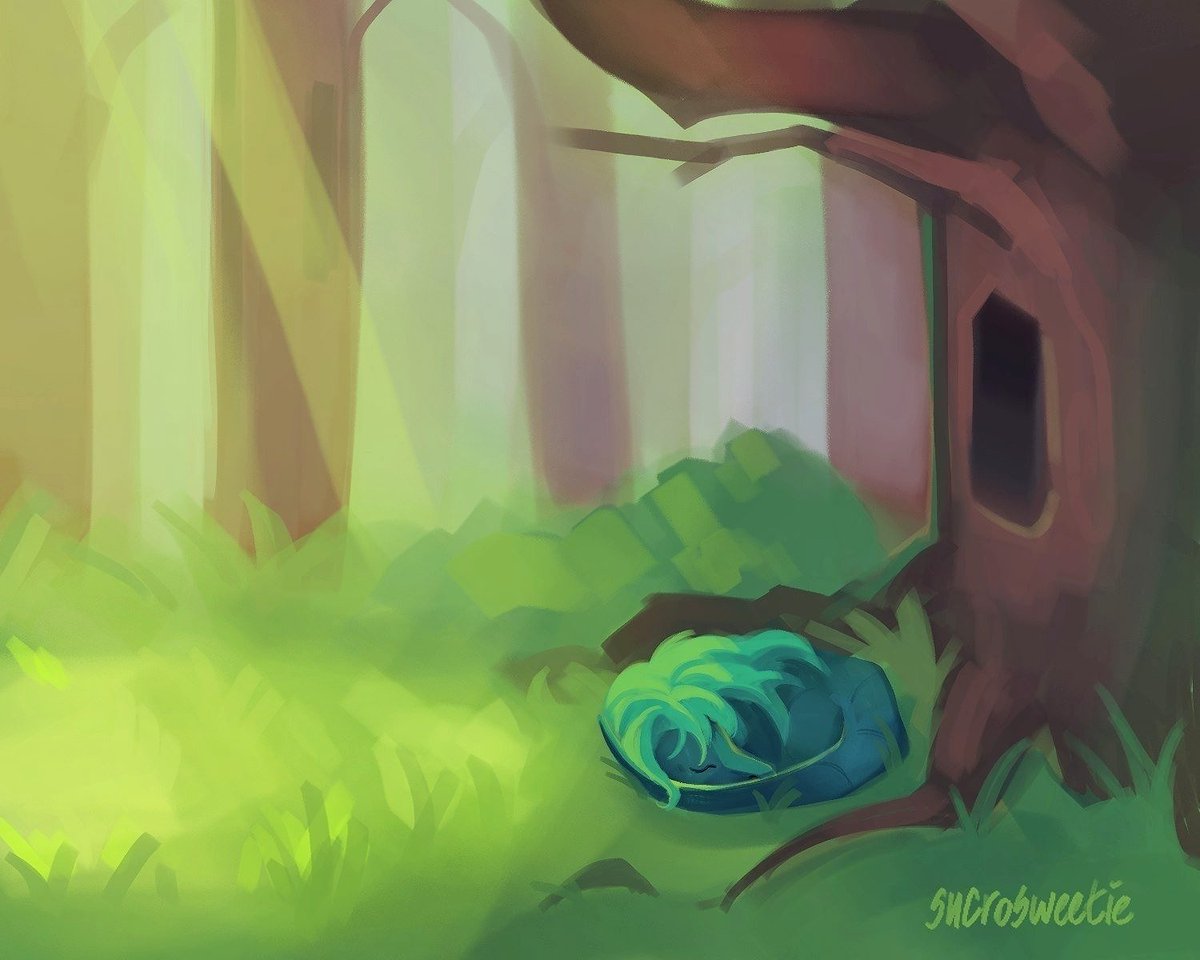 Small one 🌿

#oc #art #digitalart #lizard