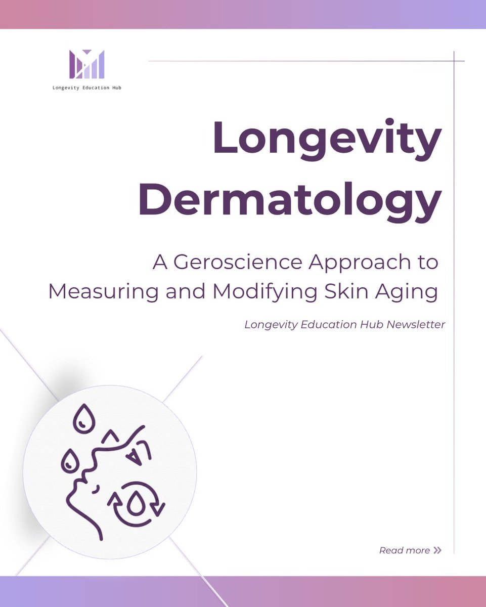 📬 Our latest newsletter is out!
This edition features an insightful analysis by Dominika Wilczok, diving into the newest paper by Saranya Wyles, M.D., Ph.D. and colleagues on Skinspan™ — a Healthy Longevity Framework for Skin Aging.