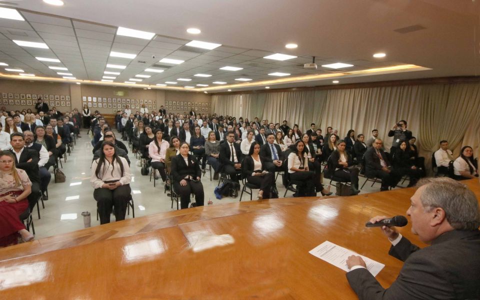 PoderJudicialPY's tweet image. 🔴Ministro Jiménez Rolón acompañó jornada de evaluación de conocimientos para cargos vacantes de Central
🔹Dando cumplimiento a la Acordada N° 1309/2019, que regula el proceso de concursabilidad para el ingreso y promoción de personas en el Poder Judicial, este jueves 23 de…