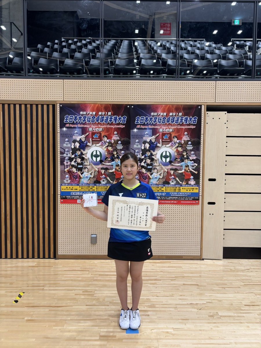 victas_tokyo's tweet photo. #VICTAS 東京尾前です。

本日まで行われておりました全日学で
兼吉優花契約選手が1年生ながら女子シングルス見事準優勝されました🥈

とても素晴らしい活躍大変嬉しいです

息つく間も無く来週からブンデスリーグに出場されるという事で怪我なく頑張って欲しいです😁
#スピンピップスD3
#カールP1v https://t.co/fjglYO6waL