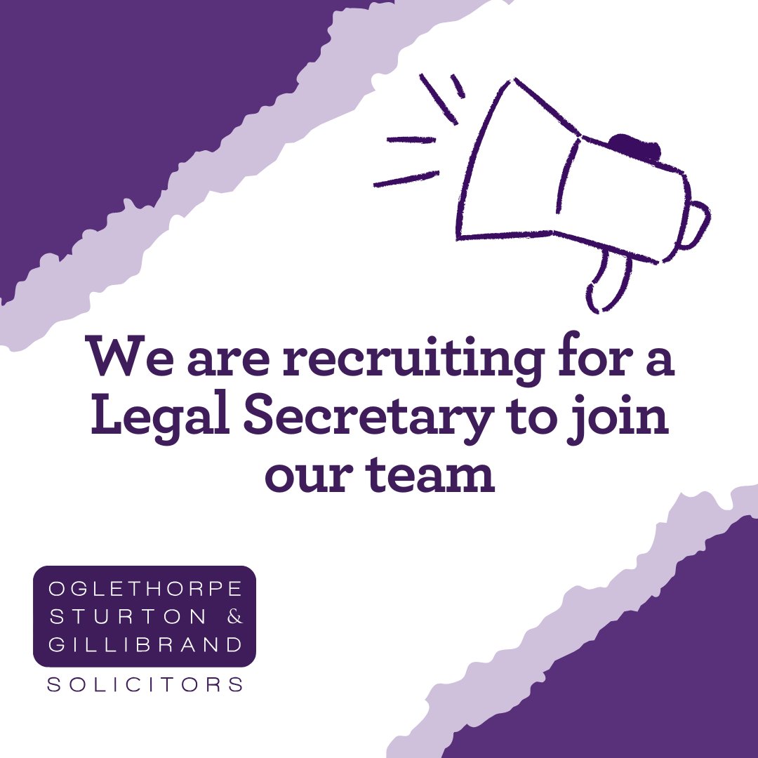 Oglethorpe, Sturton & Gillibrand Solicitors tweet media