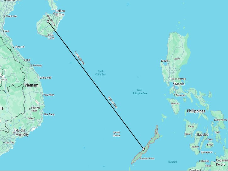 NguyenHo1096438's tweet photo. Chinese social media is claiming that Palawan which is a Philippine territory,  belongs to #China, even going so far as to call it “Zheng He Island.”

Seriously?

It doesn't even come under China's 9-dash line. 

It is 1500 km away from nearest Chinese territory. @JEyal_RUSI https://t.co/IFyZDCM4wa