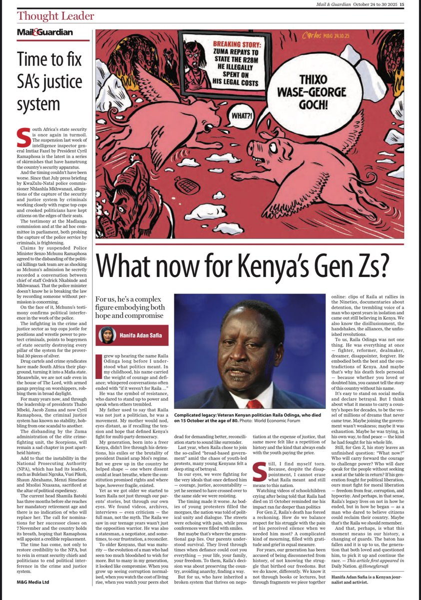 Hello guys thank you for the lovely sweet comments and feedback🫶🏽🫶🏽 my piece was also published by Mail and Guardian <a href="/mailandguardian/">Mail & Guardian</a> in South Africa truly an honor! 

mg.co.za/thought-leader…