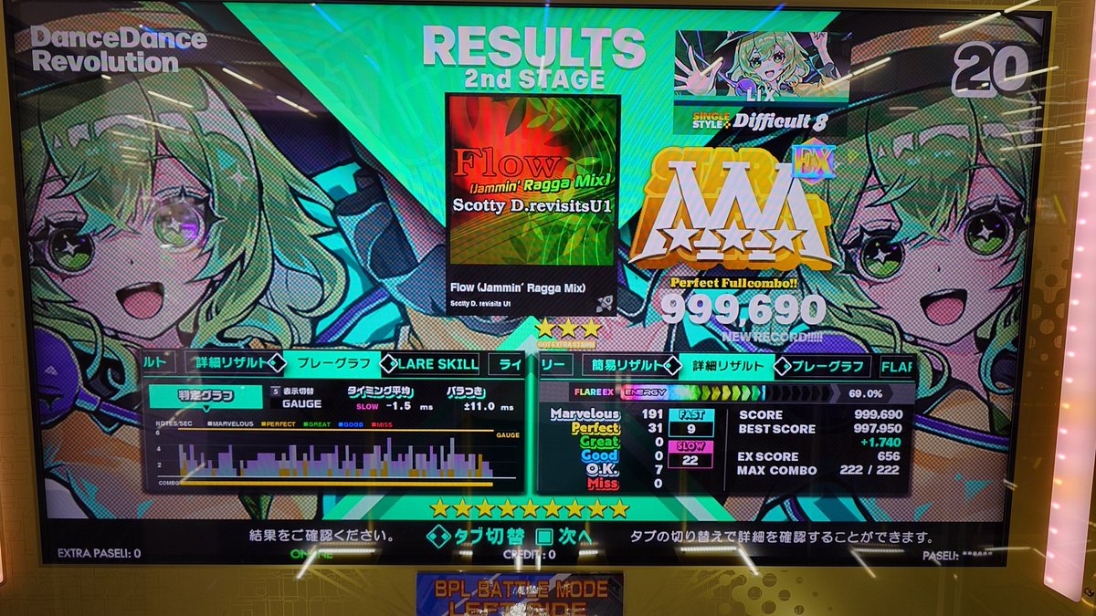 LIX_DDR's tweet image. DDR PFC!!!!#95
DSP 31p

アップPFC
30超えちゃったけど許してね
#DDR #DDR_WORLD