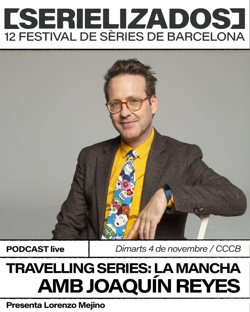 El <a href="/SZSfest/">SERIELIZADOS FEST</a> ofrecerá un capítulo en directo de la nueva temporada de TRAVELLING SERIES, el podcast presentado por <a href="/lmejino/">Lorenzo Mejino</a>, que conversará sobre Albacete y sus series con el gran Joaquín Reyes (<a href="/enjutomojamuto/">Enjuto Mojamuto</a>).

🎟️ Entradas: serielizados.com/programa/trave…