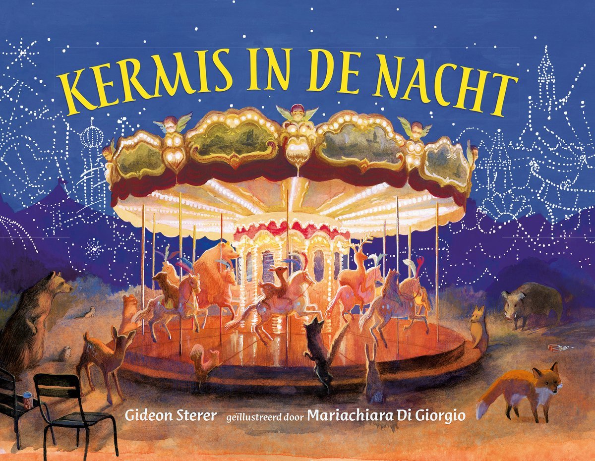 stripland_BENL's tweet image. #Kermis in de #Nacht - Een filmisch geïllustreerd prentenboek met zo’n sterk beeldend verhaal dat tekst onnodig is. Als je wilt kun je zelf de woorden erbij verzinnen maar met open mond genieten van de prachtige tekenstijl mag ook. Nu te koop. #GideonSterer #MariaDiGiorgio