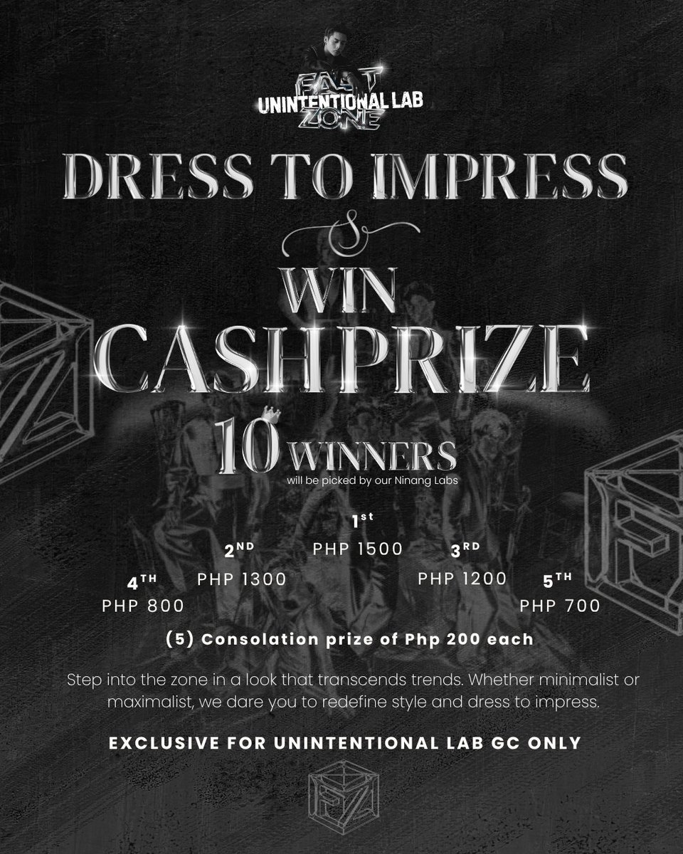UnintentionaLAB's tweet image. ✨DRESS TO IMPRESS✨

Just a friendly reminder that our “Dress to Impress” contest will officially start on October 26, from 12:00 AM to 11:59 PM. 

Let’s make this fun and fabulous! 💫
#UnintentionalLab #UniLab