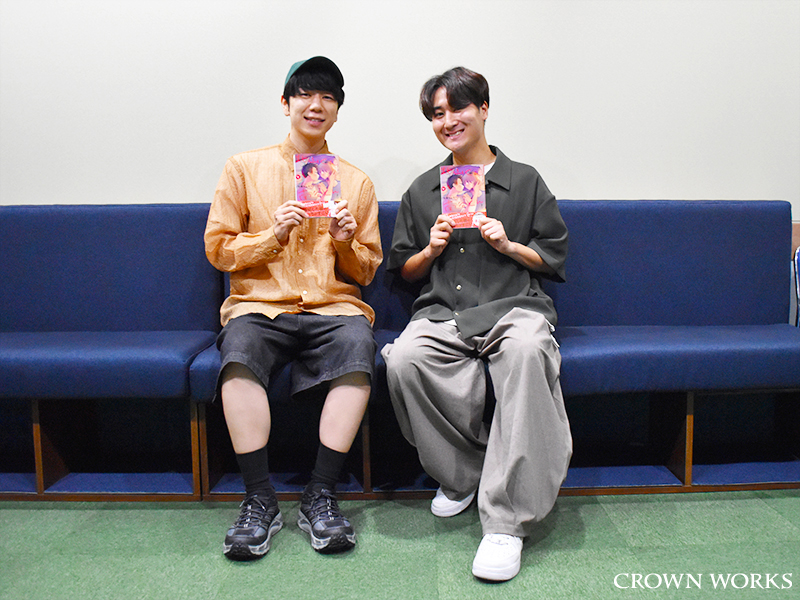11/28発売BLCD『北山くんと南谷くん2』（原作：砂藤シュガー）

南谷歩役 広瀬裕也さん、北山雄貴役 西山宏太朗さんのインタビューを公開しました💜🧡

ドラマCDと一緒にお出かけしてみてください💿

crownworks.jp/interview/0114…