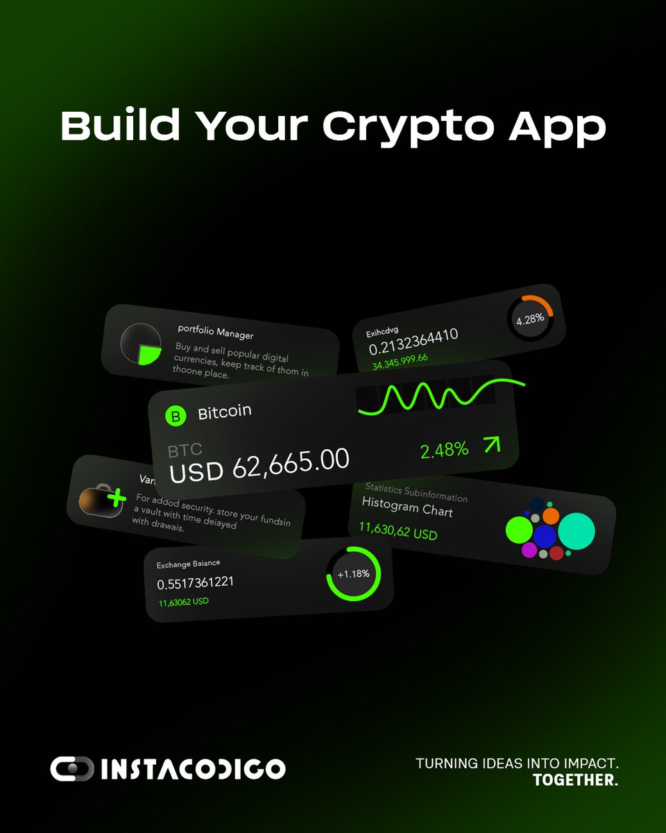 instacodigo's tweet image. 🚀 Build the Next Big Crypto App with InstaCódigo — from secure wallets to real-time trading dashboards, we turn your blockchain vision into reality. 💡✨
👉 Let’s code the future of finance together.
instacodigo.com/contactus
#CryptoApp #BlockchainDevelopment #InstaCodigo