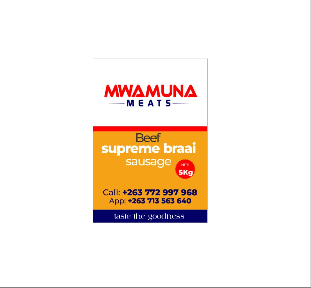 Supreme Braai Sausage wholesale $12.50 per 5kg pack. $7 for 10x270g units. $14 for 20x 270g units. Free delivery in Mutare.