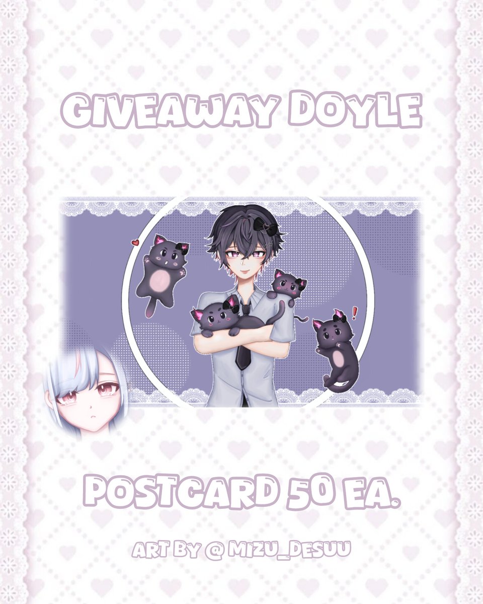 Mizu_desuu's tweet photo. 𝐺𝑖𝑣𝑒𝑎𝑤𝑎𝑦 𝐷𝑜𝑦𝑙𝑒 🖤🎀
📍#SnowPromiseWithDoyle
𝐿𝑜𝑐𝑎𝑡𝑖𝑜𝑛 : 𝑏𝑟𝑖𝑜 𝑐𝑎𝑓𝑒 𝑎𝑛𝑑 ℎ𝑜𝑠𝑡𝑒𝑙
𝐷𝑎𝑡𝑒 : 26 Oct 2025
𝑇𝑖𝑚𝑒 : 𝐴𝑙𝑙 𝑑𝑎𝑦
มารับน้องกันเย้อเย้อน้าค้าบบ 🫠🫠
#วันนี้ตะนุ่มแจกอะไร #DoyleVTuber https://t.co/Lckbf4TkGr