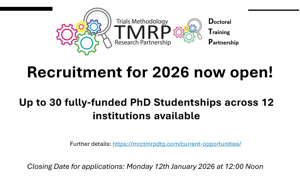 MRC-NIHR Trials Methodology Research Partnership tweet media