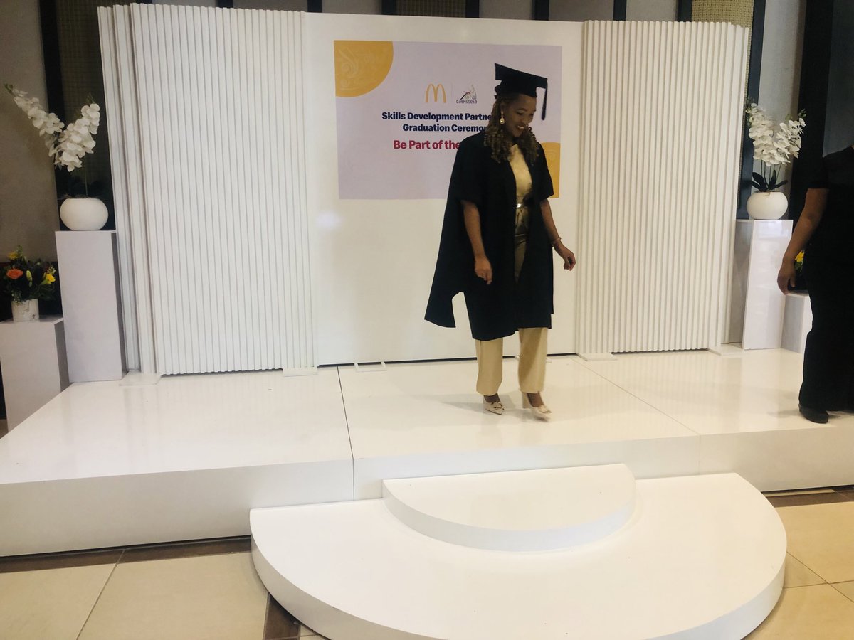 DameConcepts's tweet photo. [PR Services] Big day for young lads as they graduate from Hamburger 🍔 University by @McDonalds_SA x #CATHSSETA #Skills #Development #Partnership #GraduationDay https://t.co/9hTuOPPGT1
