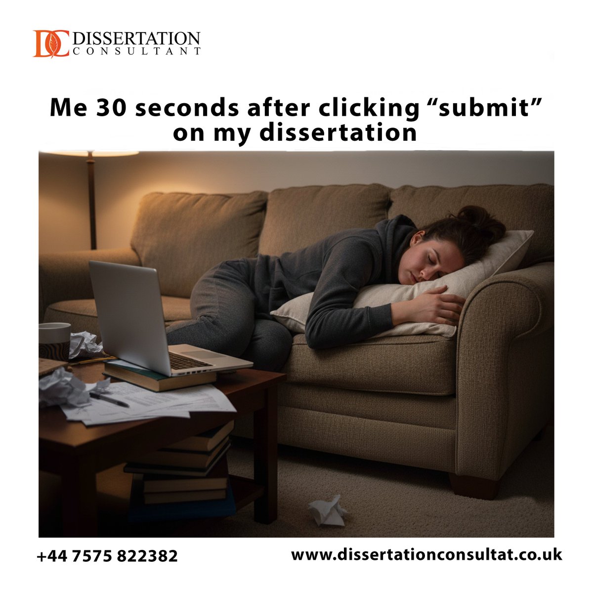 Me 30 seconds after clicking “submit” on my dissertation: 😴
If only peace came before the deadline 
Need help finishing yours? 👉 dissertationconsultant.co.uk
#DissertationLife #PhDProblems #ThesisHelp #AcademicSupport #StudentStruggles #UniversityLife #DissertationConsultant
