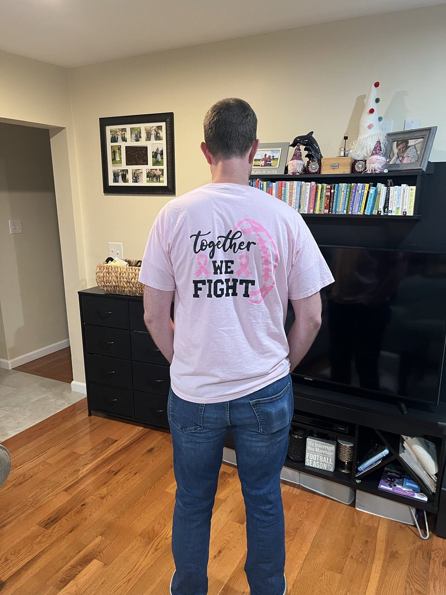 There is exactly one week left in my Men Wear Pink fundraiser. So far I’ve raised nearly $5,700! It’s not too late to donate. You can do so here: bit.ly/46pTklT?r=qr

Thank you so much for your consideration. Have a great Friday!